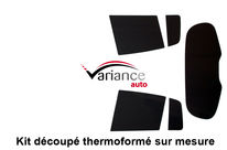 Kit 3/4 arrière - film teinté PREMIUM : découpé et thermoformé aux formes de vos vitres, sur mesure !