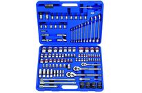 Coffret de douilles métriques et pouces avec accessoires - 120 pièces -9520CR