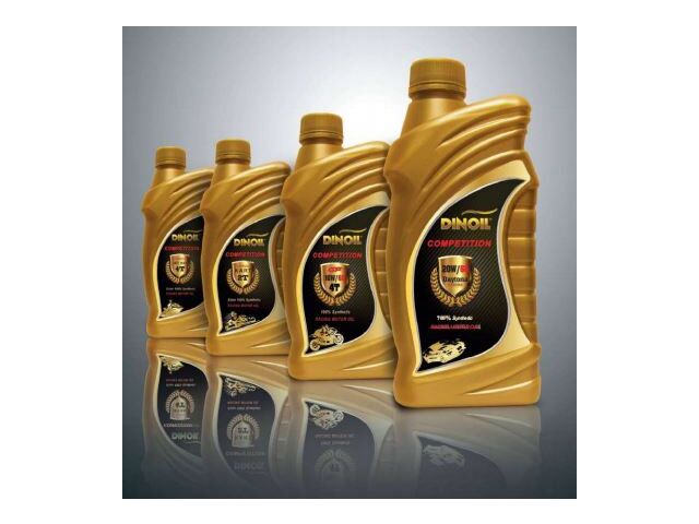 Huile 100% Synthétique Haute Performance pour Moteurs Moto 4T | DINOIL GP COMPETITION 5W/40