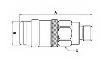 Raccord Fileté Mâle Cylindrique | PREVOST