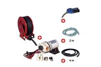 Pack enrouleur AdBlue 15 m Ø 3/4 20 bars Acier peint avec pompe 12 V pistolet et tuyaux MW Tools SHAD3415 SET3 12