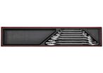 Jeu de clés à fourche double AF TTX4 1/4- 1-1/4 tray 7 pièces Teng Tools TTX6607