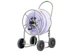 Chariot 4 roues avec tuyau 19x26 mm 50 m MW Tools HS34RW
