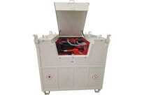 Cuve réservoir Diesel-Gasoil en métal 980 L - Pompe 230 V et pistolet automatique MW Tools TDCM1000230