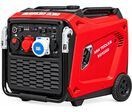 Groupe électrogène inverter ATS essence - 9,5 kW triphasé 3x400 V et 230 V - Démarrage électrique MW Tools BGI95SED