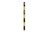Poteau en acier sans pied noir-jaune MW Tools BSF100NJ