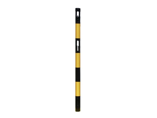 Poteau en acier sans pied noir-jaune MW Tools BSF100NJ