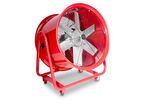 Ventilateur extracteur mobile ø600mm - 2200W 380V MW Tools MV600R3