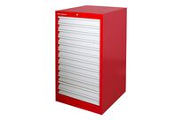 Armoire d&amp;#039;atelier à tiroirs haute hauteur 1.110 MM - 6,9 of 12 tiroirs MW Tools DELK11012R