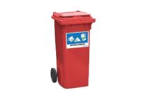 Conteneur de tri 80 l rouge I B80LROUL Rouge 