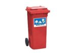Conteneur de tri 80 l rouge I B80LROUL Rouge 