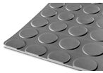 Caoutchouc pastille 1m x 1,2m x 3mm gris MW Tools RRNG1200-1M
