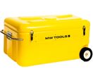 Coffre de rangement mobile avec roues et poignée rétractable PE 190L MW Tools MWP190T