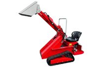 Mini chargeuse compacte sur chenilles 879 kg - Moteur essence 15 CV - Transmission hydrostatique - Capacité de levage 300 kg - Avec siège MW Tools MLDZ360R