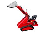 Mini chargeuse compacte sur chenilles 879 kg - Moteur essence 15 CV - Transmission hydrostatique - Avec siège MW Tools MLDZ360R