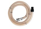 Flexible PU antistatique diam. 38 mm / 3,0 m avec raccord métallique pour aspirateurs industriels Cleancraft 7013607