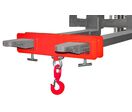 Crochet de levage 5000 kg pour chariots élévateurs MW Tools VHA050
