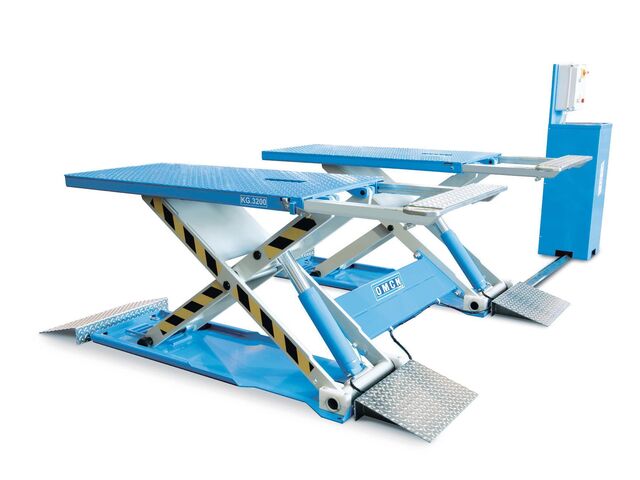 Pont ciseaux élévateur hydraulique 3,2 T type long 2100 mm OMCN O551