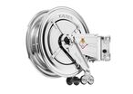 Enrouleur air et eau Ø G 1/2 (f) 20 bars Inox 304 avec support mural pivotant Raasm RA.8422.100