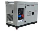 Groupe électrogène insonorisé diesel 6 kW 230V + 7,5kW 400V MW Tools DG75E