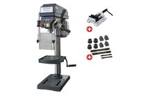 Perçeuse d&amp;#039;établi jusque ø 16 mm CM2 500W 230V affichage digital + étau de perçage + jeu de boulons Optidrill D17PRO 230V PACK