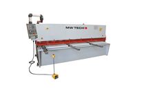 Cisaille guillotine hydraulique NC avec une largeur de travail de 3200 mm capacité de coupe de 6 mm 7,5 kW 400 V MW-Tech CGH3206