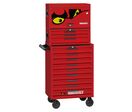 Servante à outils rouge professionnelle 16 tiroirs avec 2 coffres Teng Tools TSS26R16