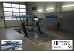 Pont élévateur ciseaux encastrable 5 T avec levage roues libres | TyreON TSC5000X2A 