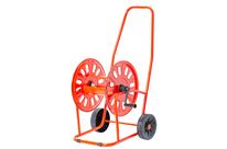 Dévidoir acier époxy pour tuyau d&#039;eau 80 m 1/2&#039;&#039; MW Tools HW8012SP